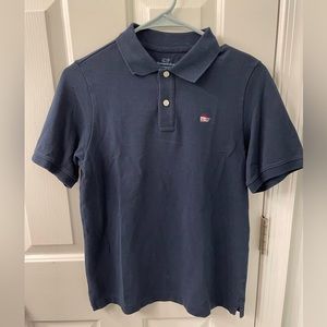 Vineyard Vines boys holiday navy polo NWOT